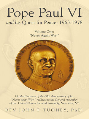 cover image of Pope Paul VI and His Quest for Peace